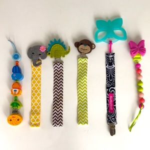 Pacifier Clips. Choose 1 for $ 10. Or all for $30